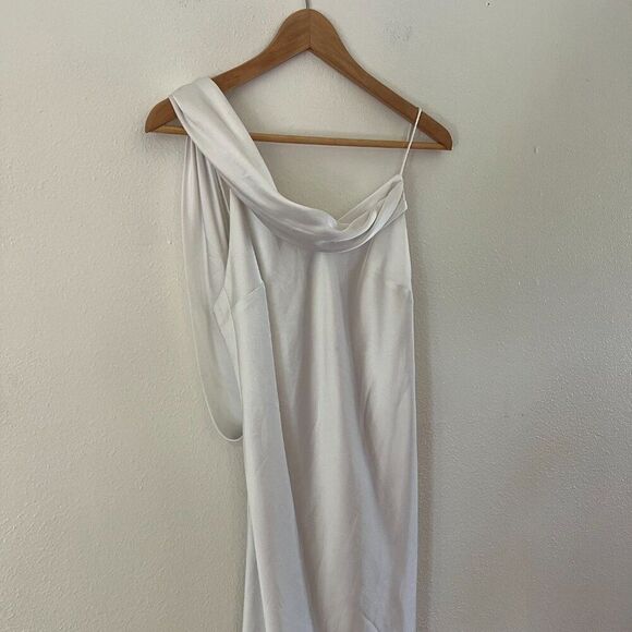 Fame and Partners Custom Draped Front Slip Dress - Picture 2 of 13